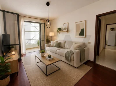 Σαλόνι; φυσικό φως, μοντέρνο στυλ, ξύλινο πάτωμα