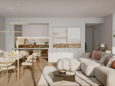 Soggiorno; luce naturale, stile moderno, pavimento in legno