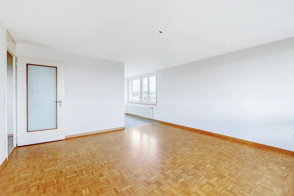 Salon; parquet, lumière naturelle