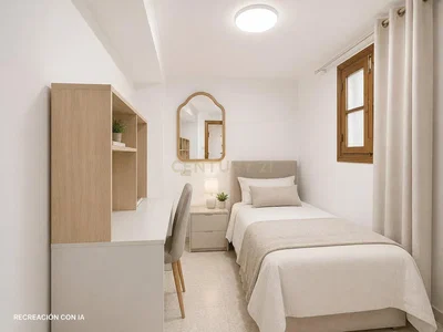 Schlafzimmer; tageslicht, renoviert