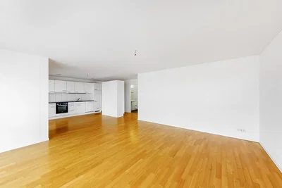 Salon; parquet, lumière naturelle, rénové