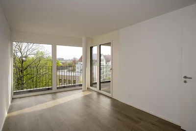 Salon; vue, carrelage, lumière naturelle