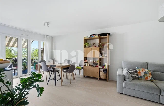Living room; natural light, wood floor
