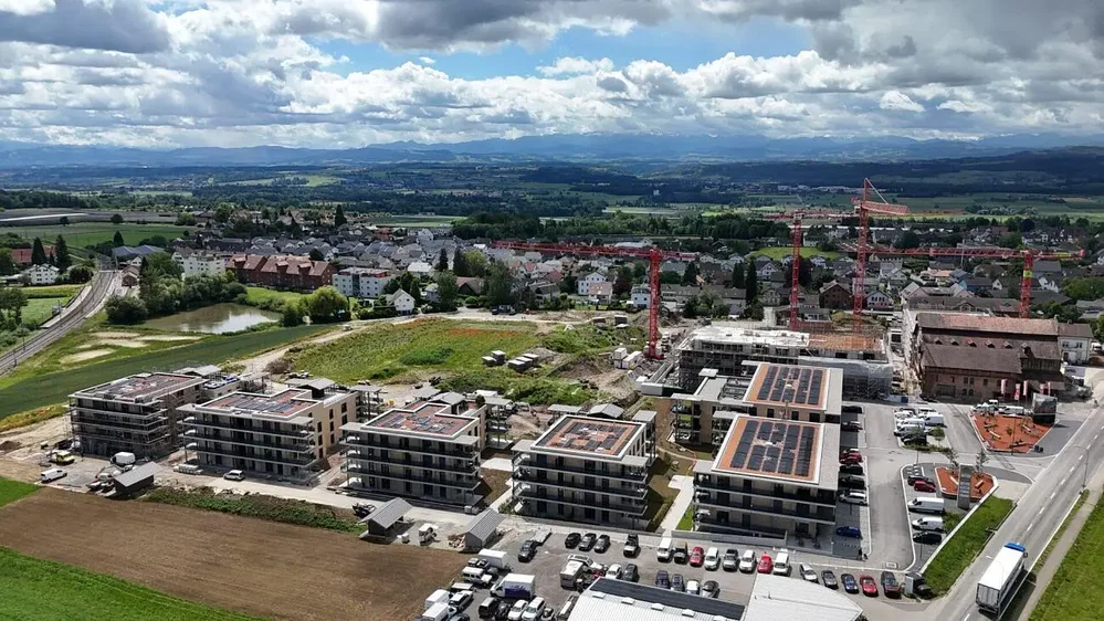 Maison et environs; vue