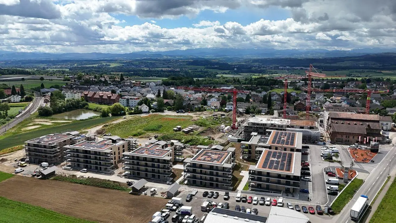 Maison et environs; vue
