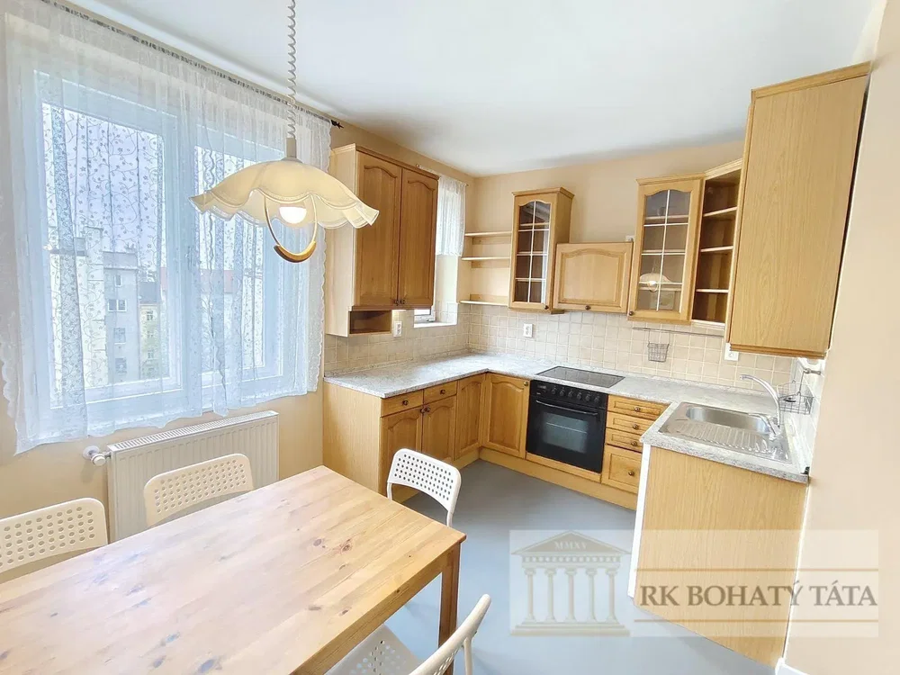 Kuhinja; kuhinjski aparati, naravna svetloba, sodoben slog