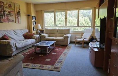 Wohnzimmer; blick, tageslicht, moderner stil