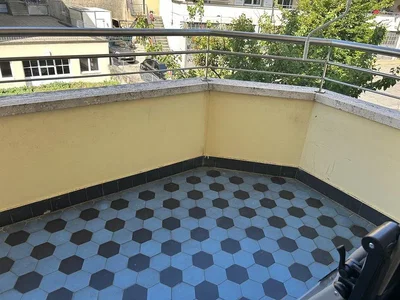Balkon; pločice, pogled