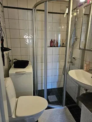 Kupaonica; pločice, prirodno svjetlo
