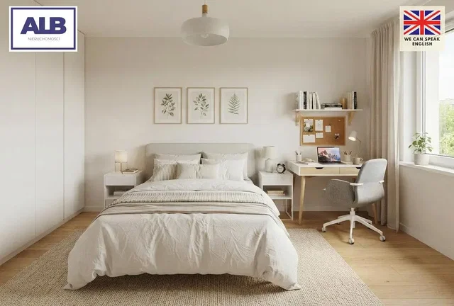Schlafzimmer; tageslicht, holzboden, moderner stil