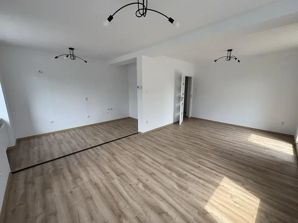 Wohnzimmer; holzboden, tageslicht