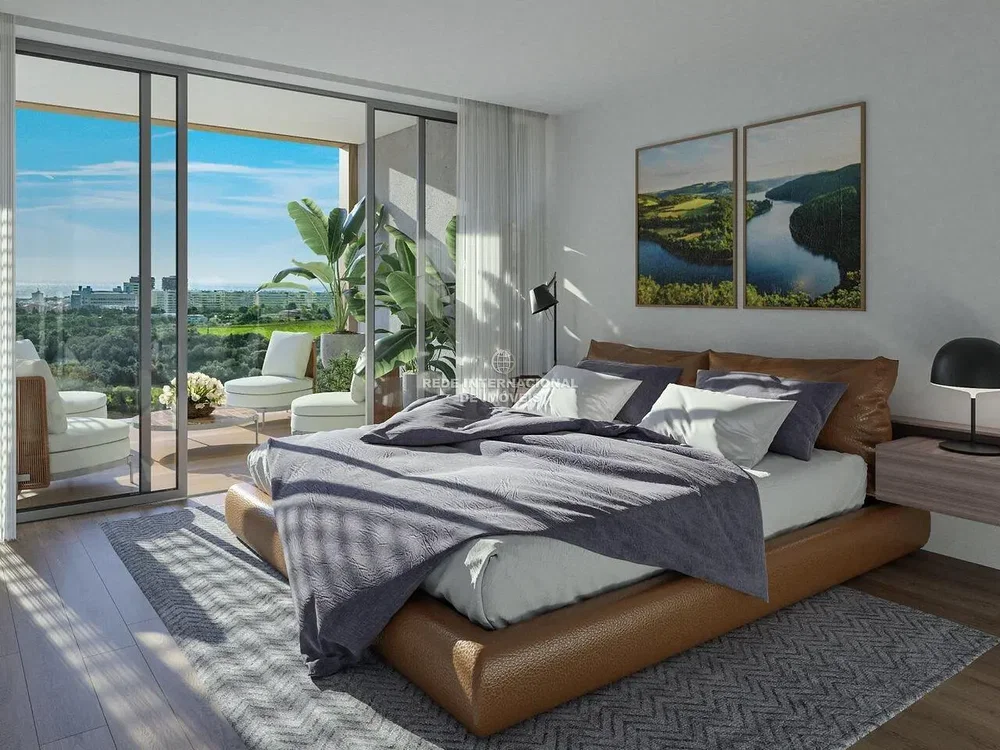 Chambre; vue, parquet, lumière naturelle