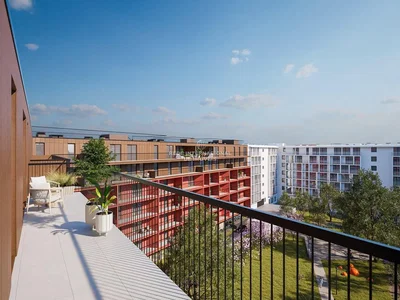 Balcon; vue, lumière naturelle