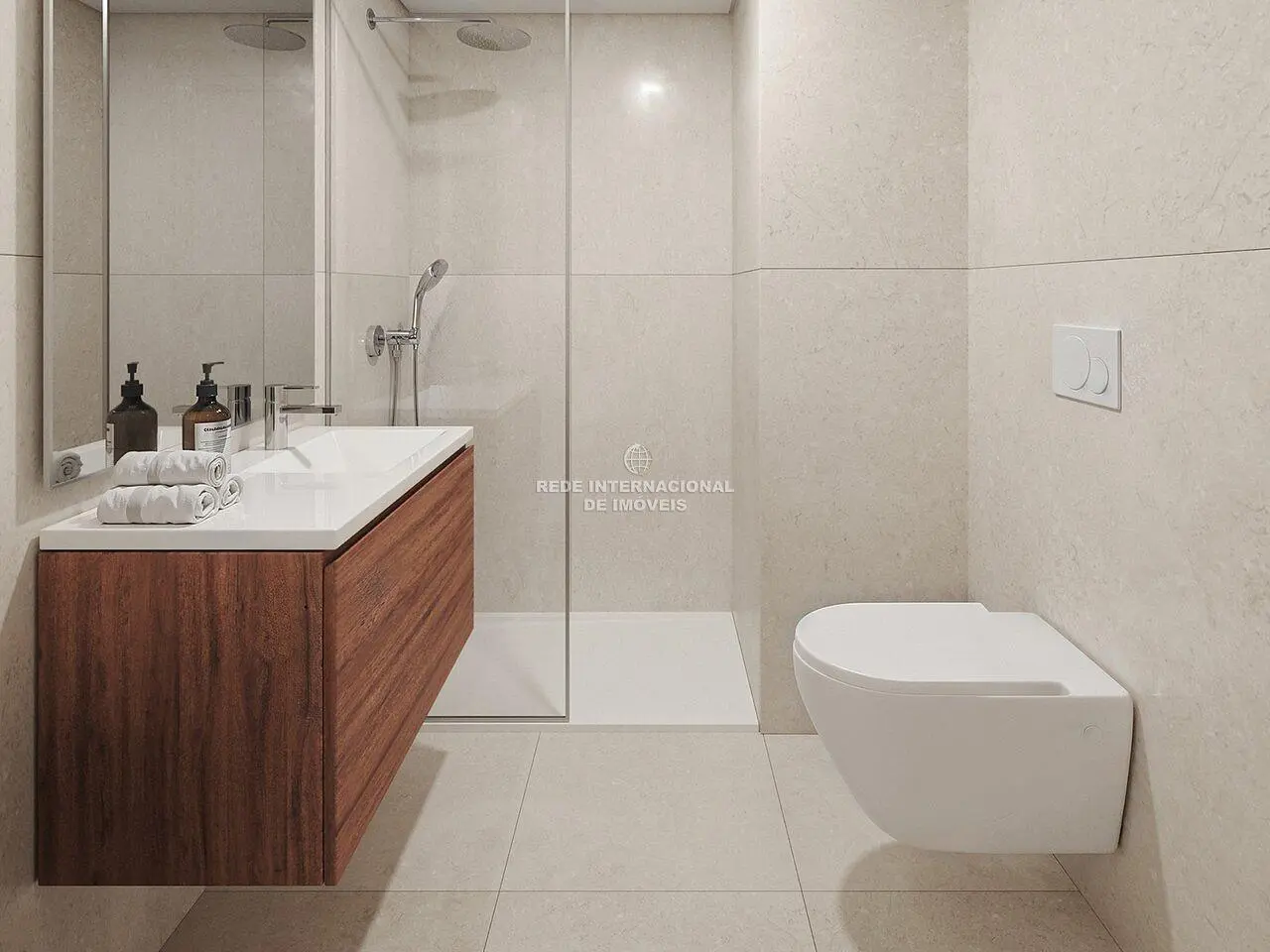Bathroom; tile floor, renovated, natural light