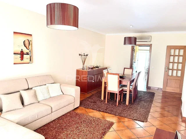 Living room; tile floor, natural light