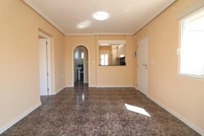 Living room; tile floor, natural light