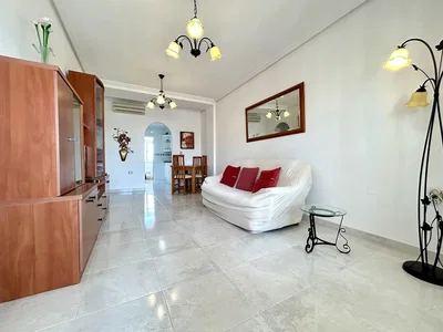 Living room; tile floor, natural light
