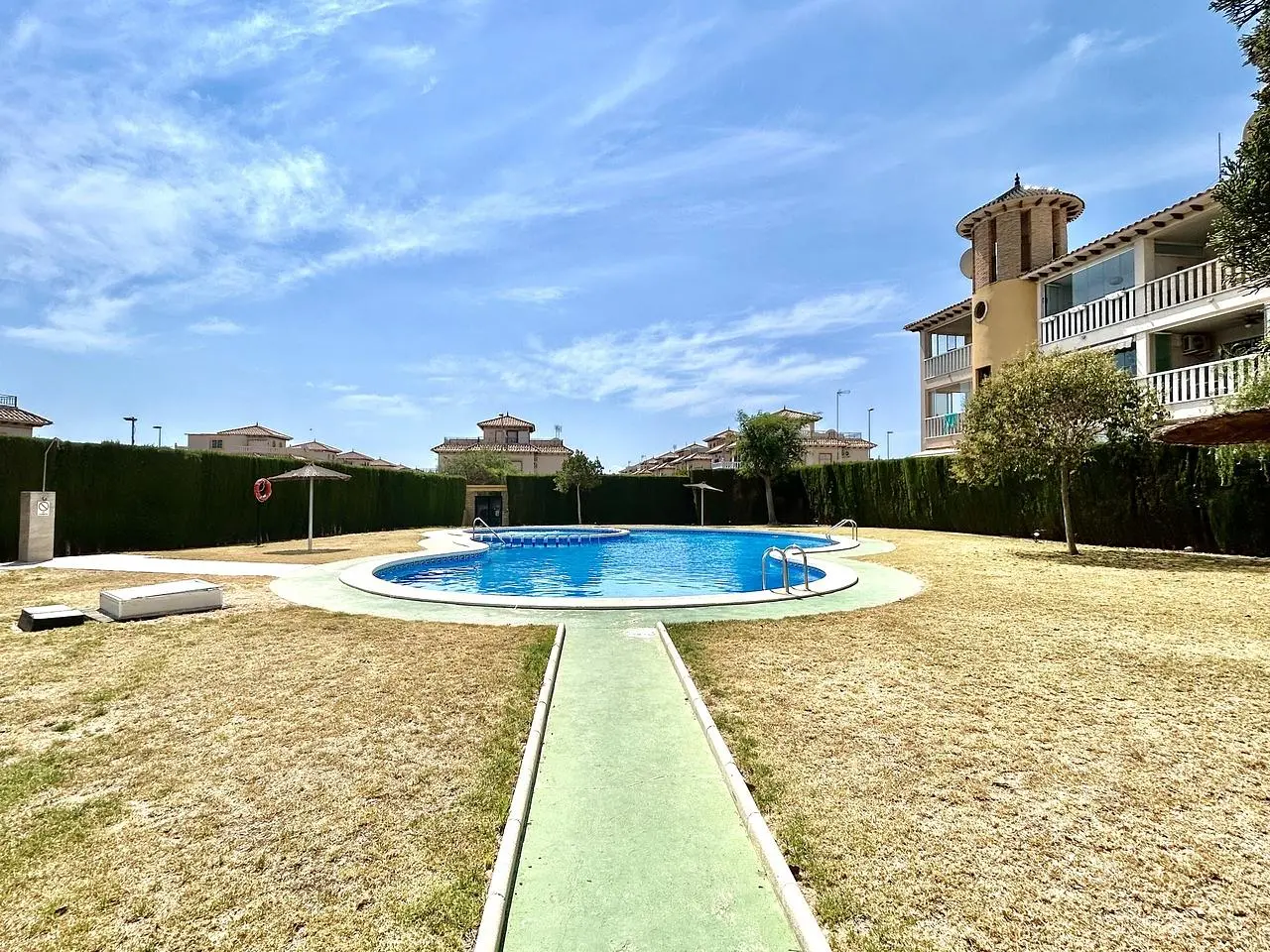House and surroundings; natural light, view