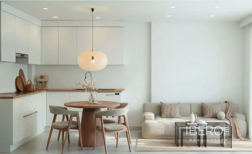 Wohnzimmer; küchengeräte, tageslicht, moderner stil