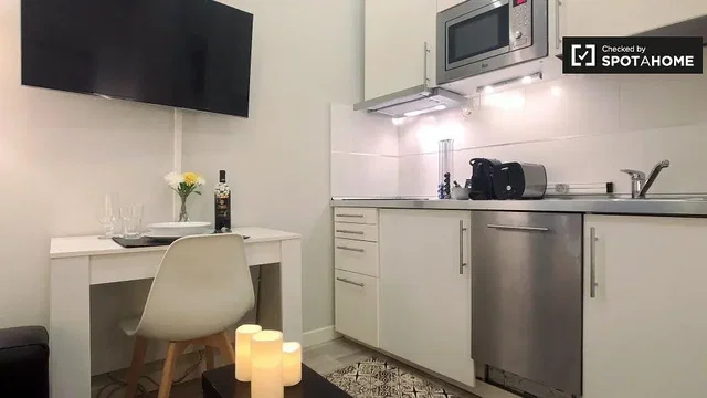 Kitchen; kitchen appliances, natural light, modern style