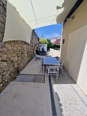 Terrace; natural light, modern style