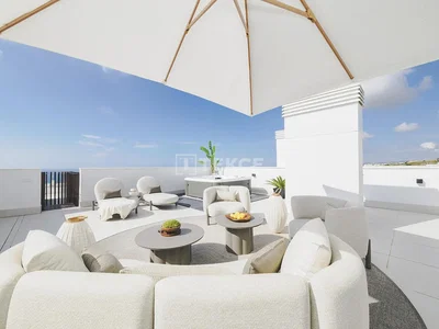 Terrasse; vue, lumière naturelle, style moderne
