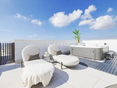 Terrasse; vue, parquet, lumière naturelle, style moderne
