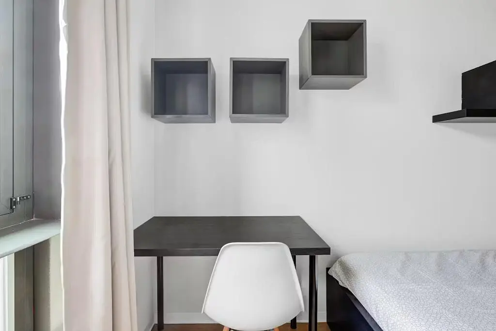 Schlafzimmer; tageslicht, moderner stil