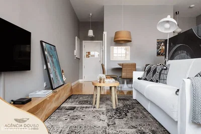 Salon; lumière naturelle, style moderne, parquet