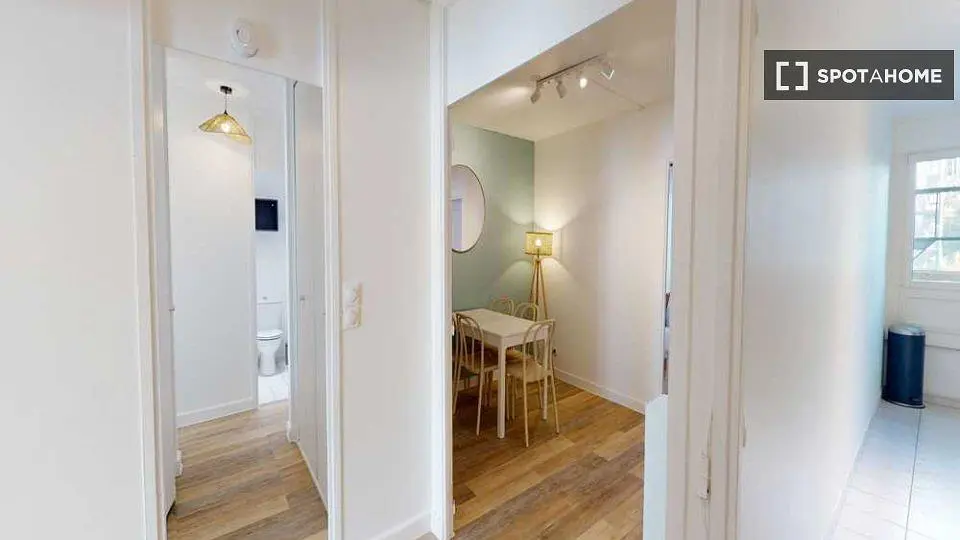 Living room; wood floor, natural light