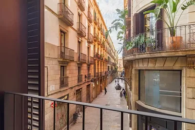 Balcony; view, natural light