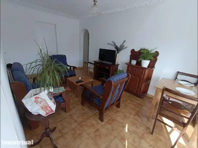 Living room; tile floor, natural light