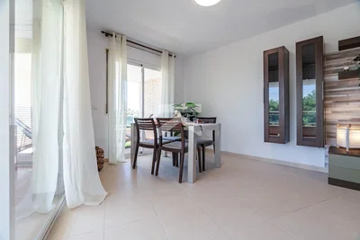 Living room; tile floor, natural light
