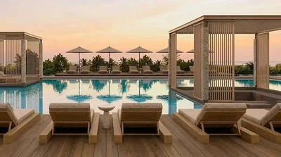 Terrasse; vue, lumière naturelle
