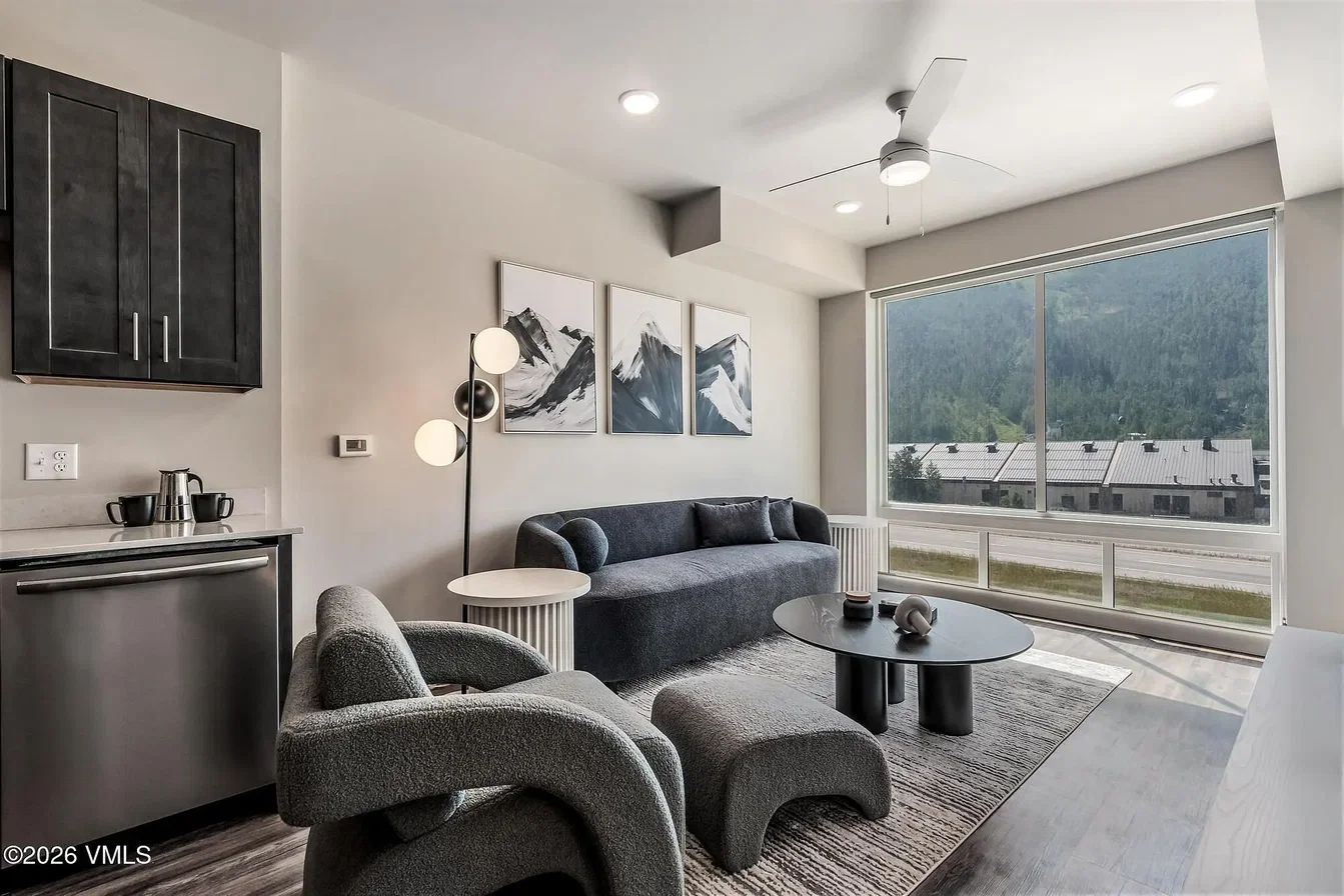 Living room; natural light, modern style, view