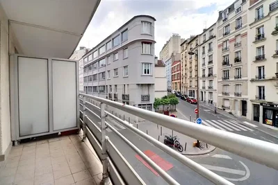 Balcony; view, tile floor