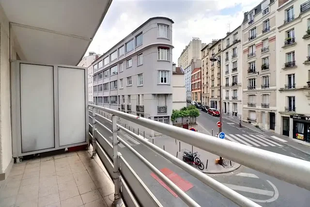 Balcony; view, tile floor