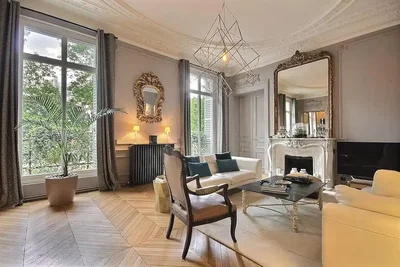 Wohnzimmer; blick, holzboden, tageslicht, moderner stil