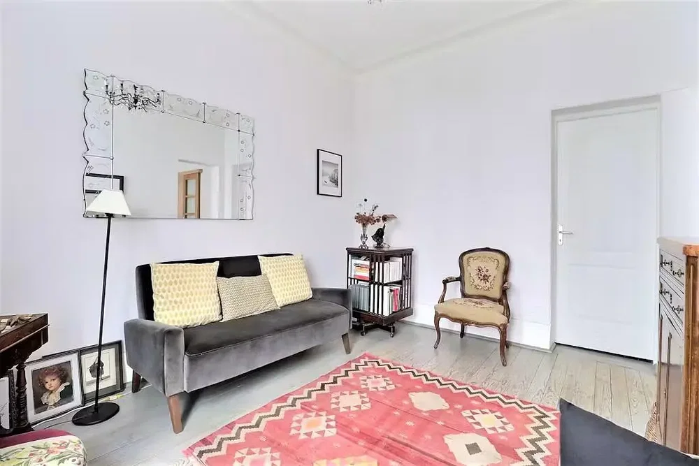 Salon; parquet, lumière naturelle