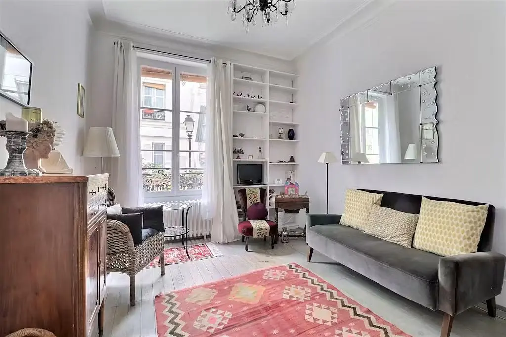 Salon; lumière naturelle, style rustique
