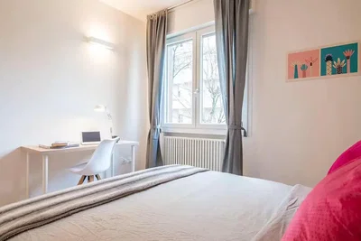 Schlafzimmer; tageslicht, moderner stil