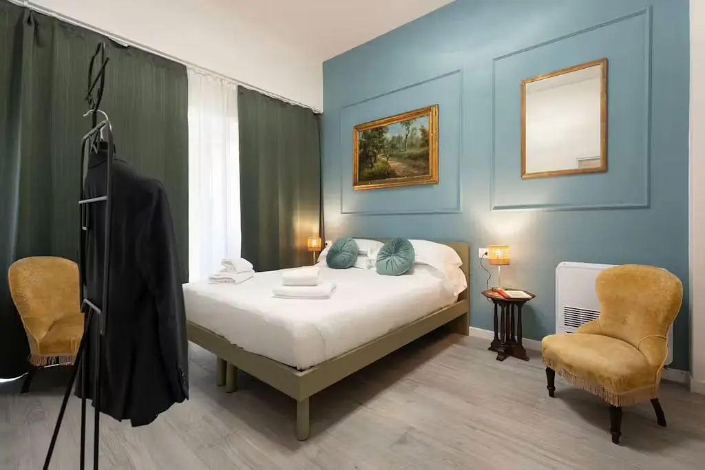 Camera da letto; luce naturale, stile moderno