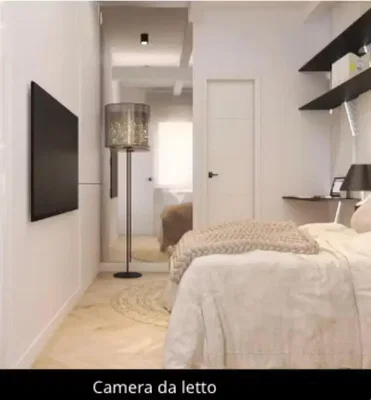 Schlafzimmer; tageslicht, moderner stil