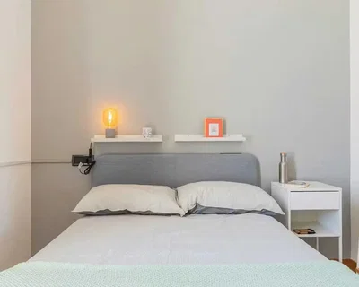 Schlafzimmer; tageslicht, moderner stil