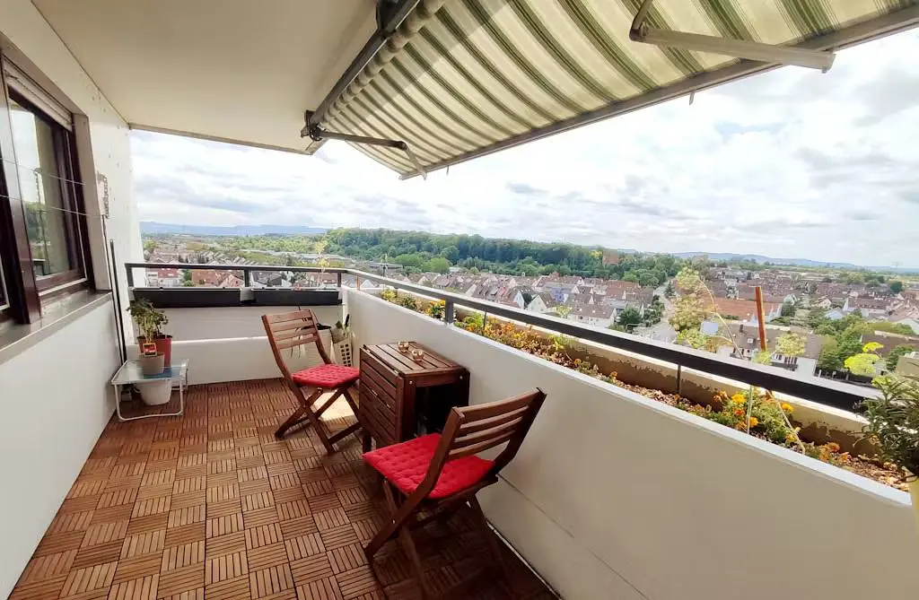 Balkon; blick, tageslicht, moderner stil