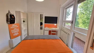 Schlafzimmer; tageslicht, blick