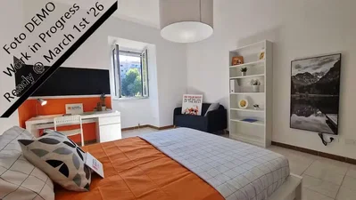 Spavaća soba; prirodno svjetlo, pločice