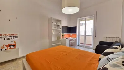 Schlafzimmer; tageslicht, moderner stil