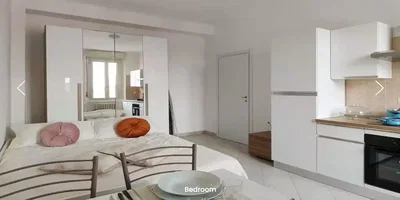 Camera da letto; elettrodomestici, luce naturale, stile moderno