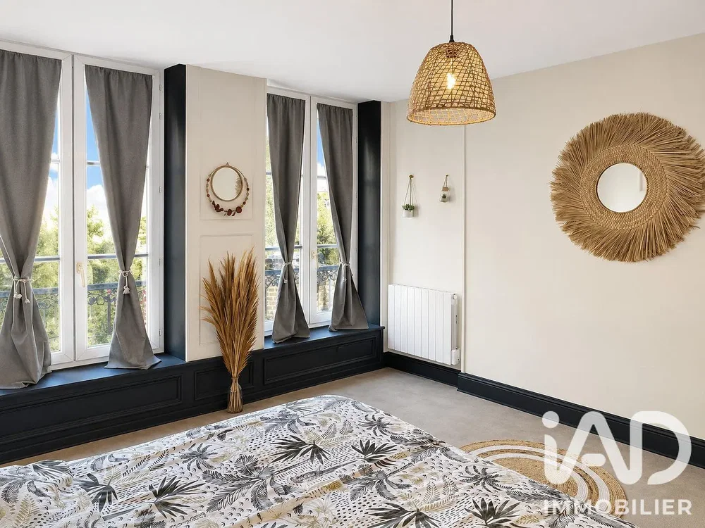 Chambre; lumière naturelle, style moderne